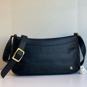 Etienne Aigner Genuine Leather Shoulder Bag